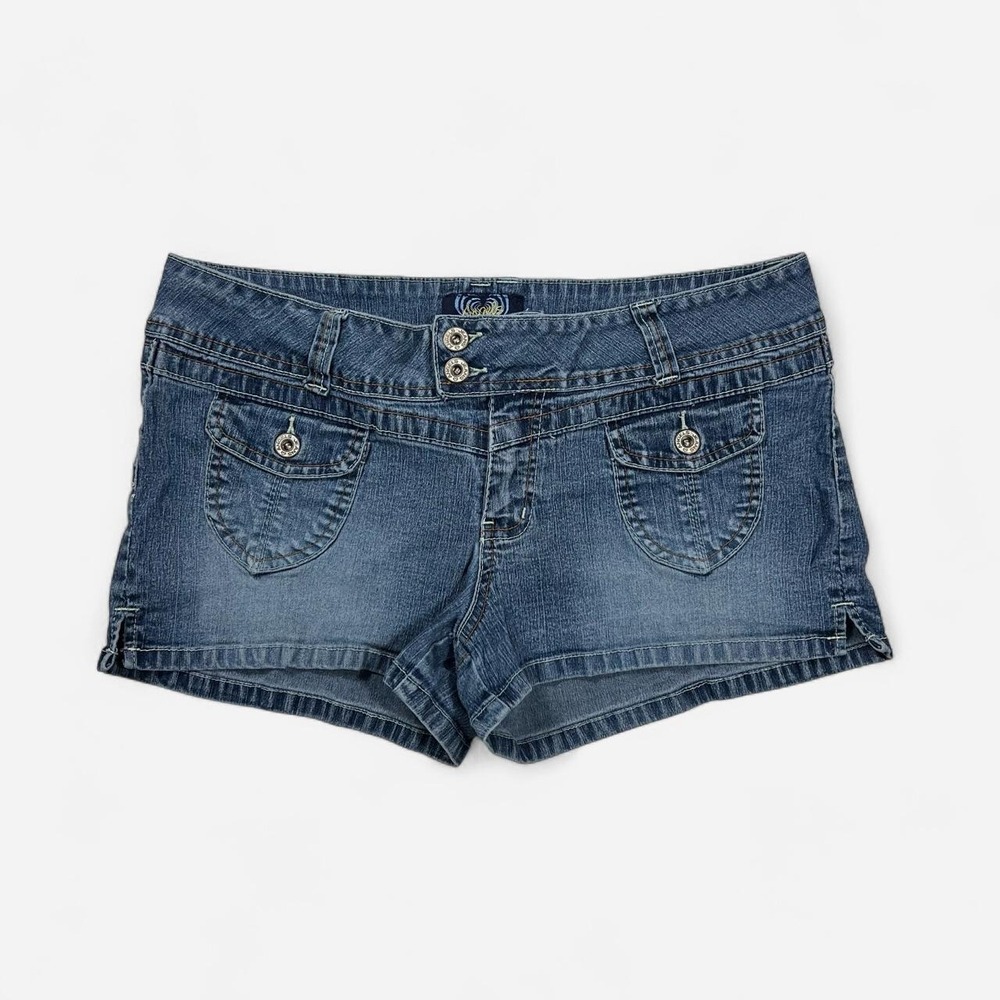 Y2K Vintage Angels Low‎ Rise Mini Shorts